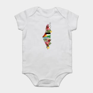 Free palestine Baby Bodysuit